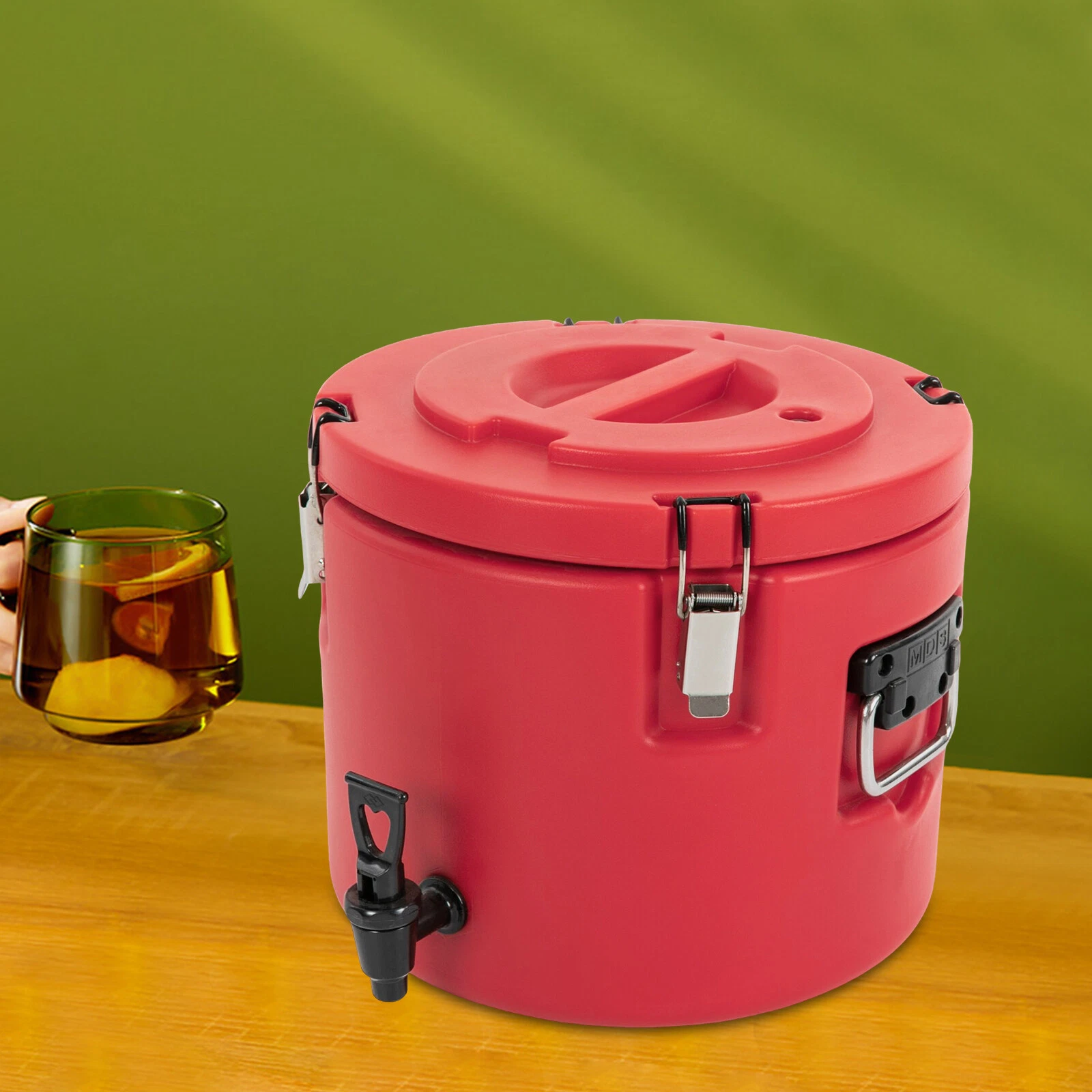 20L Stainless Steel Beverage Dispenser Camping Insulated Portable Sports Cooler~