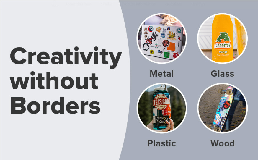 Glossy Printable Vinyl Sticker Paper for Inkjet Printer  200 Sheets 8.5"x11"