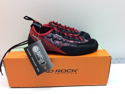 Mad Rock Pulse Negative Climbing Shoes Red Youth Size 12