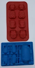 Star Wars Silicone Mold Trays Lot of 2 Darth Vader Storm Trooper Boba Fett R2-D2