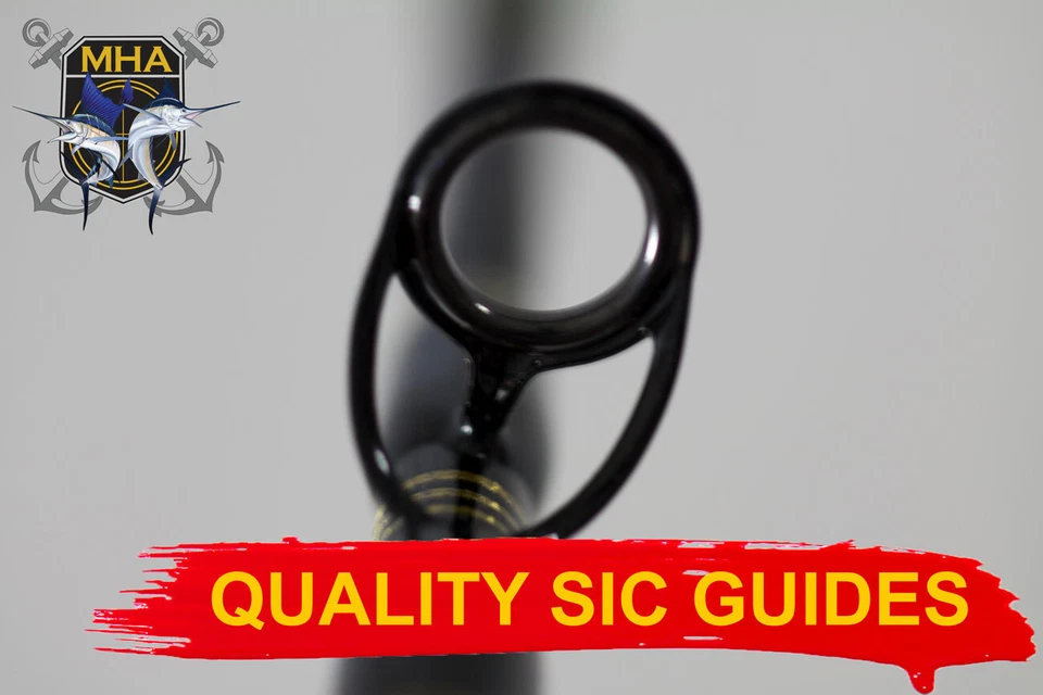 Caña de pescar Black-Ops Graphite 6’6’ Baitcast ideal para pargo, Bream, Whiting, etc. Foto 4 de 4