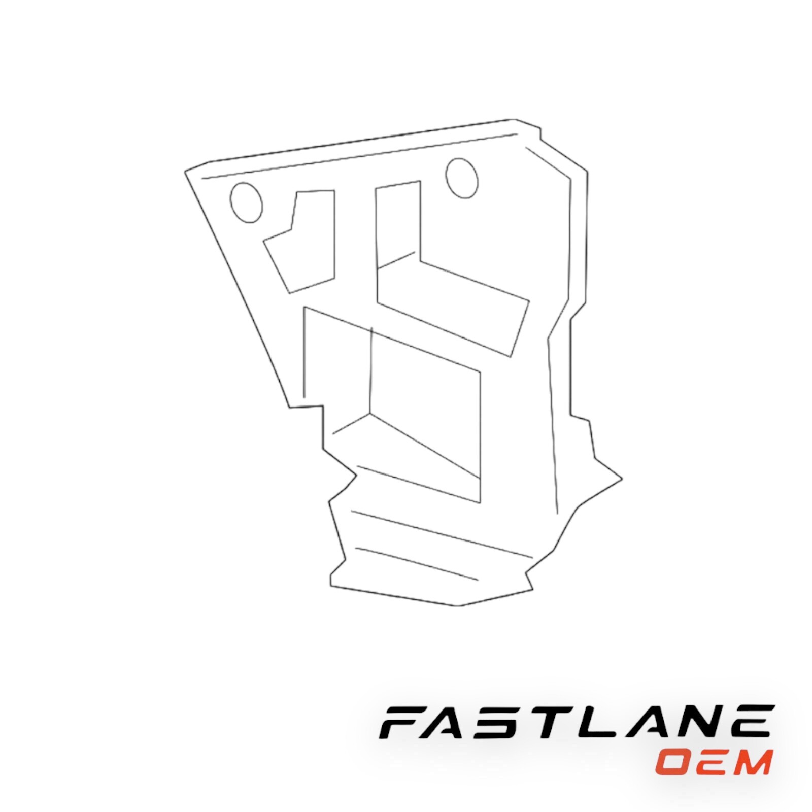 BMW OEM 14-15 X5 Rear Bumper-mount Bracket Left 51127294721 for  