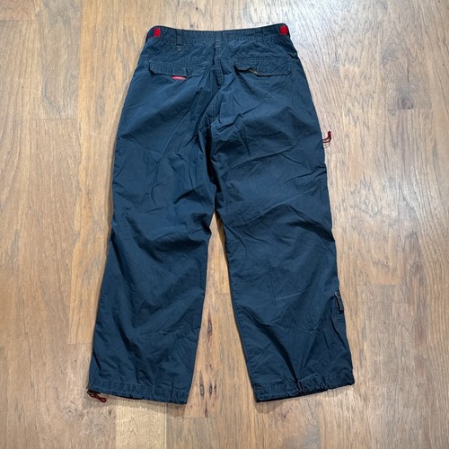 Vintage Corniche Pants Mens 36 Blue Cargo Pockets Military Paratrooper Surplus - Picture 14 of 16