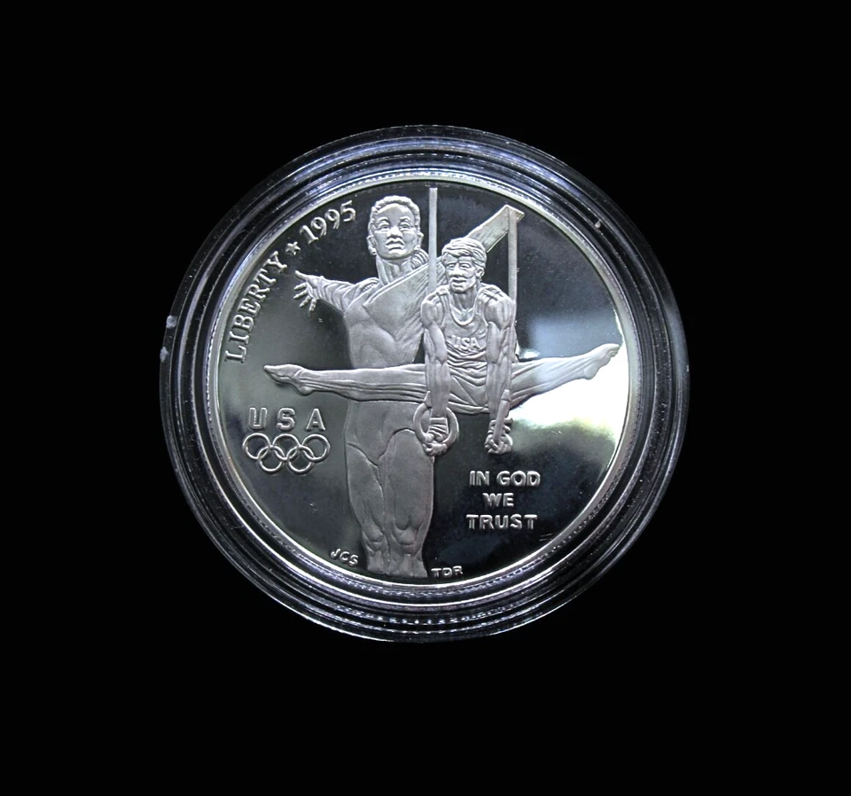 1995 - 1996 U.S. Mint Atlanta Centennial Olympic Games Eight Silver Proof Coins - Image 2 of 4