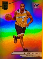 Gilbert Arenas 2023-24 Donruss Elite Basketball Holo Refractor Base Card #138