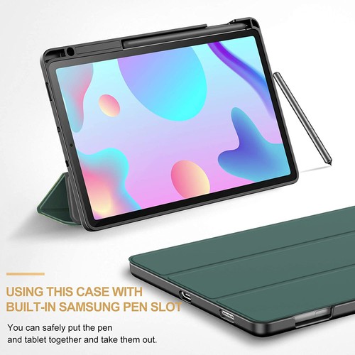Lonfeid Stifthalter Hülle + 9H Hartglas für Samsung Galaxy Tab S6 Lite 10.4 Case - Bild 25 von 42