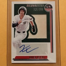 2022 USA stars & stripes silhouettes Xavier Neyens auto! game used 315/399! Rare