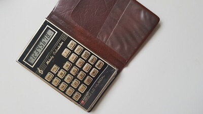 Rare RADOTIN 8P Electronic Calculator Hong-Kong Vintage Full
