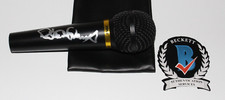 SINGER PLACIDO DOMINGO SIGNED MICROPHONE BECKETT COA THE THREE TENORS PROOF