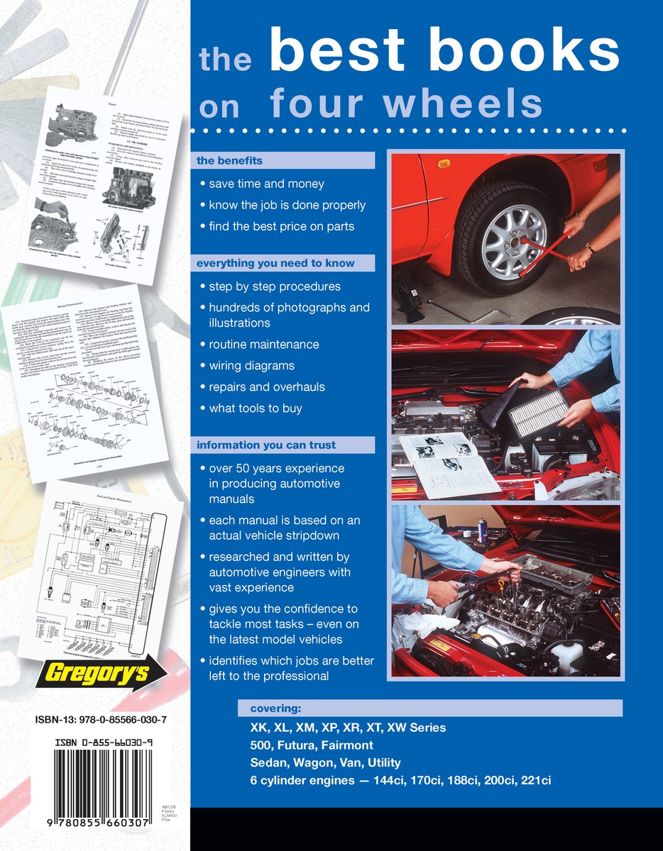 FORD FALCON XR XT XW XY XA XB 1966-75 OWNER'S WORKSHOP MANUAL Original