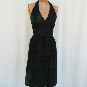 black eyelet sundress