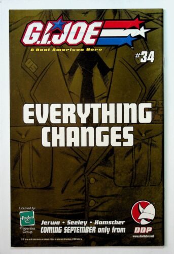 GI Joe Real American Hero #33 signiert Tim Seeley Devil's Due Veröffentlichung Comics - Bild 3 von 3