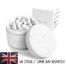 Ceramic Grinder White Non-stick Ceramic Coating Herb Grinder-4 Layers