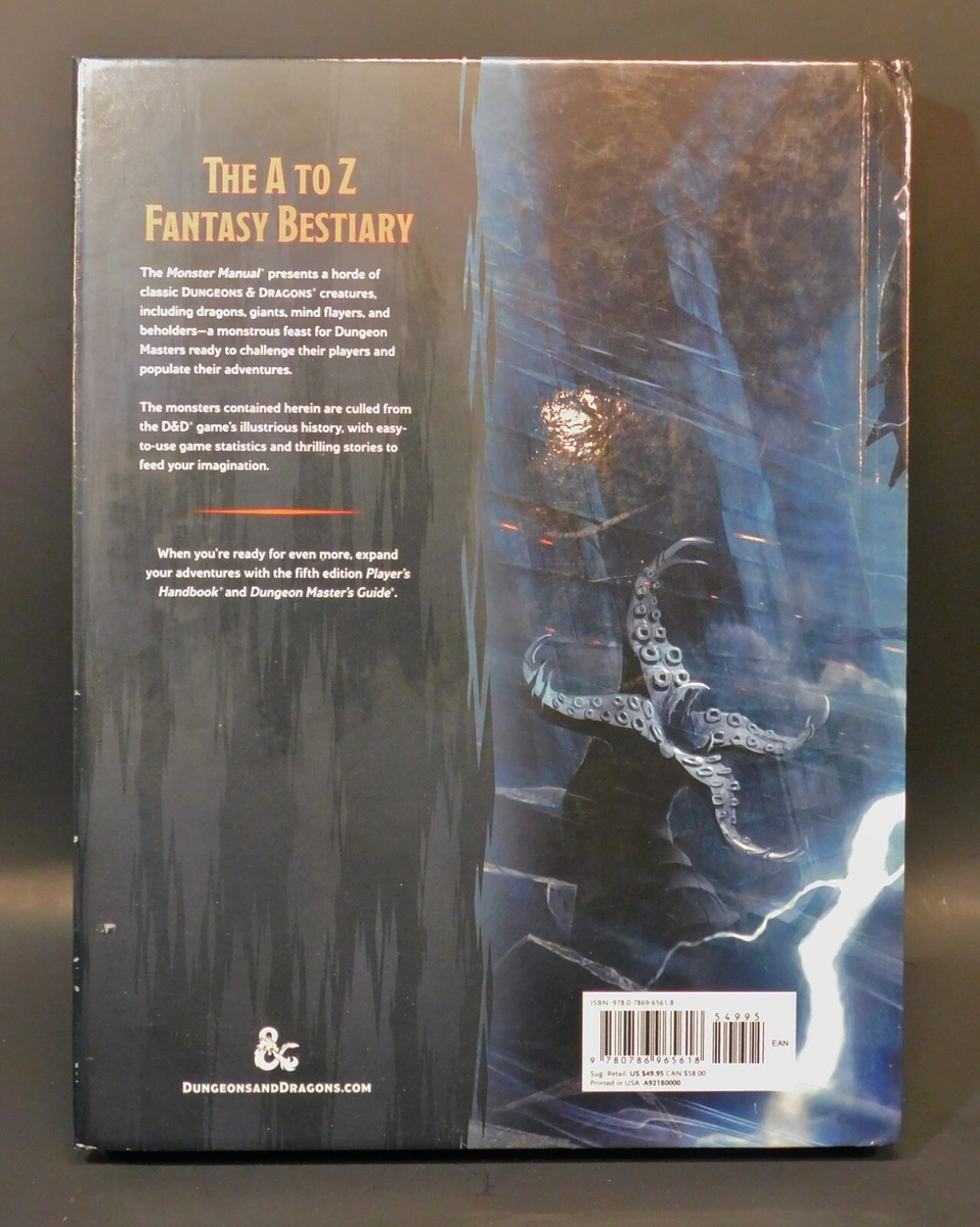 2014 Dungeons and Dragons D&D Monster Manual | eBay