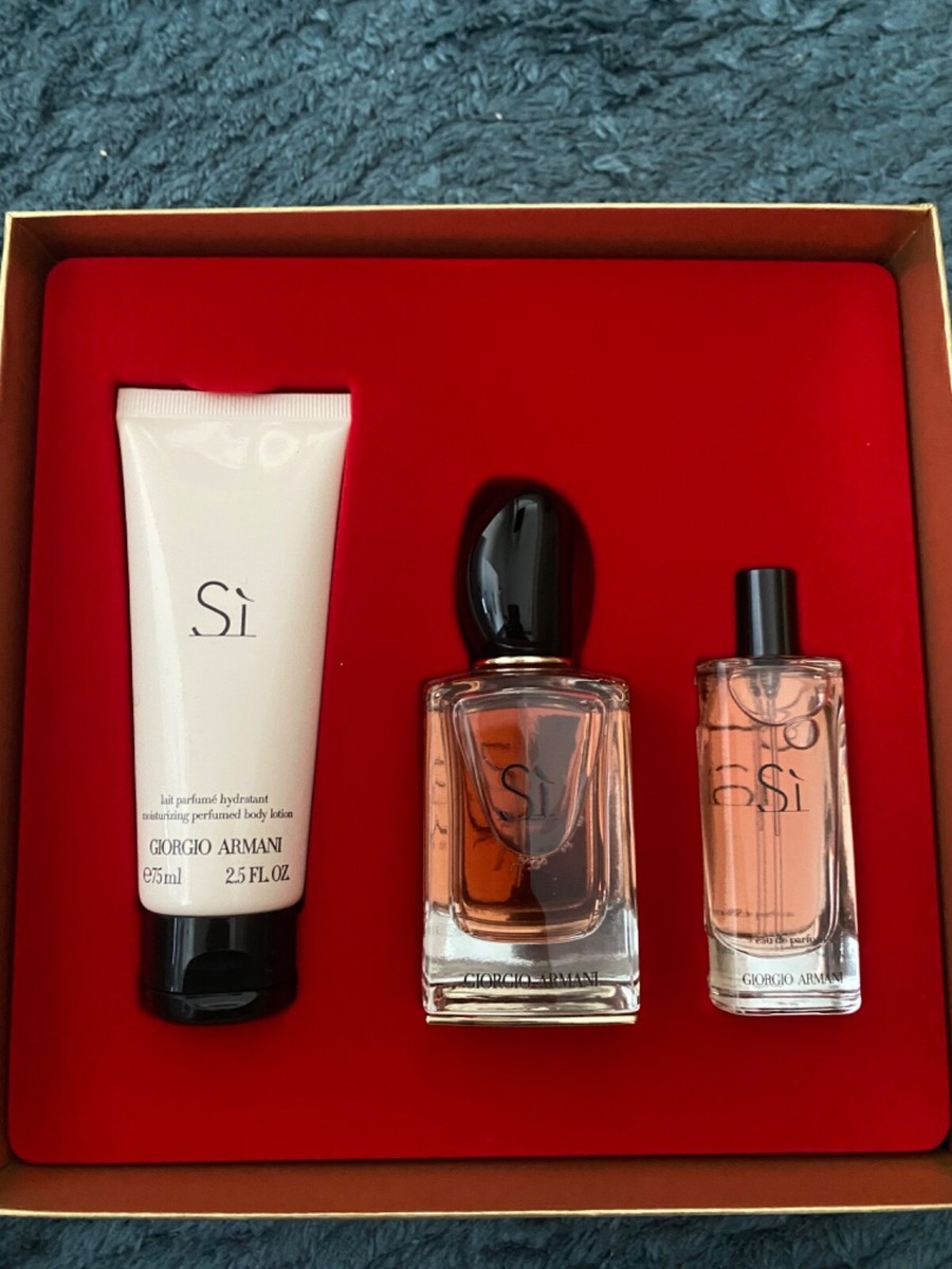 Body Lotion Si Armani Gift Set Si Passione By Giorgio Armani 100ml