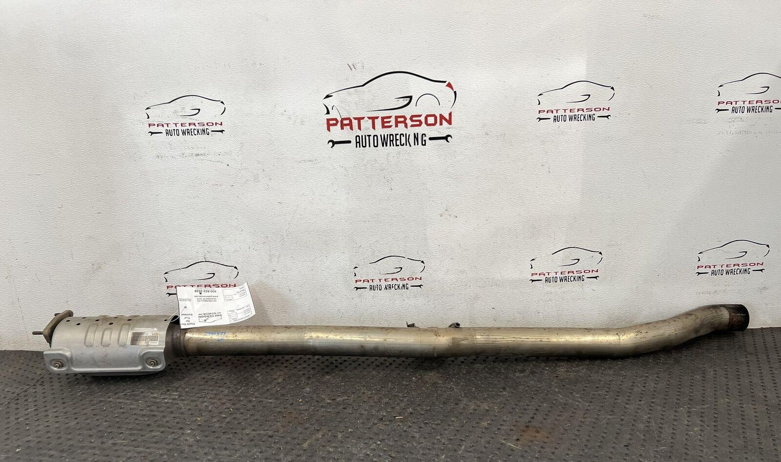 03-10 BENTLEY CONTINENTAL GT REAR DRIVER LEFT EXHAUST TAIL MID DOWN PIPE MUFFLER