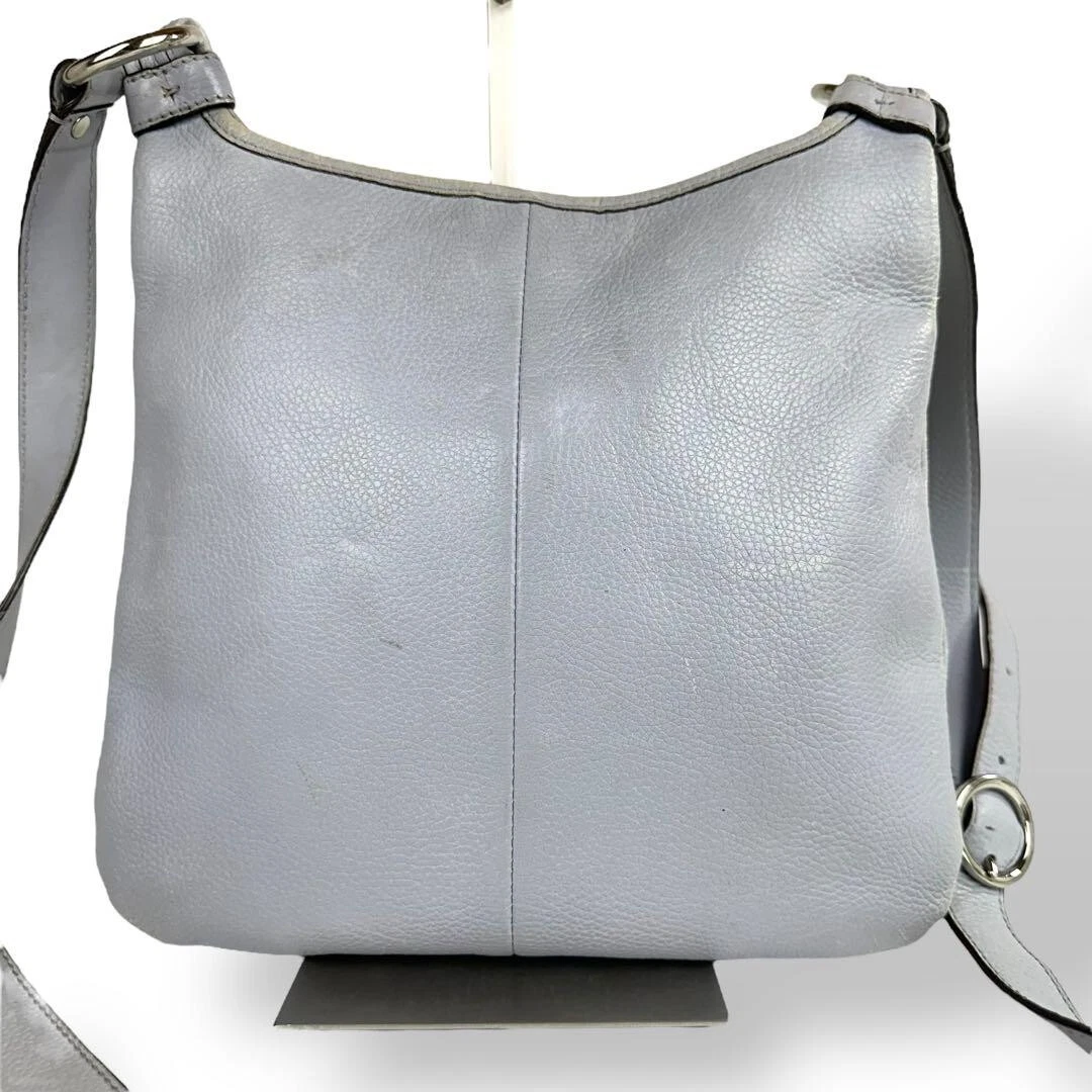 Borsa a tracolla Coach in pelle azzurro chiaro F16533 B10