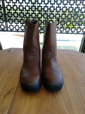 steel blue heeler boots