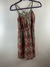 Xhilaration Womens Size Small Dress Spaghetti Strap Elastic Waist Pockets Knee L