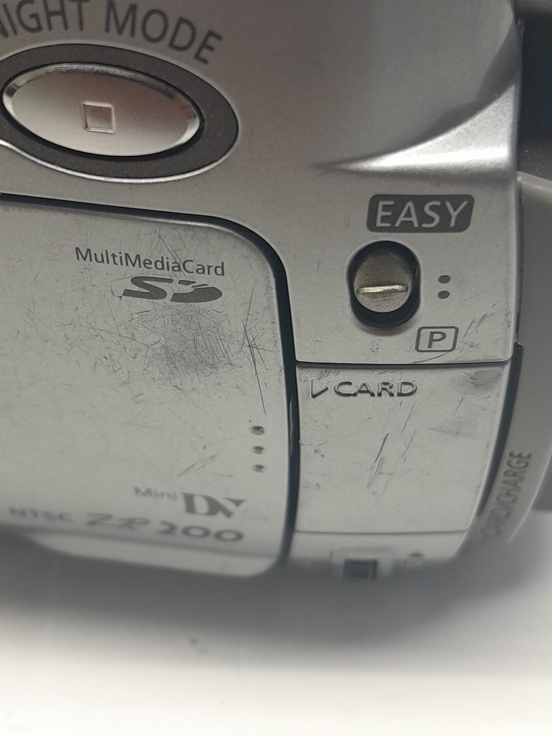 Canon ZR200 Mini DV Camcorder Silver Read Description eBay