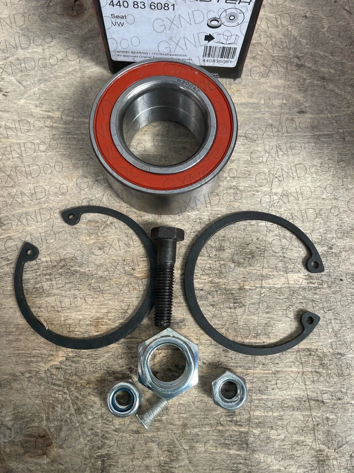 Kit de cojinete de rueda delantera para SEAT CORDOBA IBIZA INCA VW PASSAT GOLF POLO CADDY Foto 3 de 4