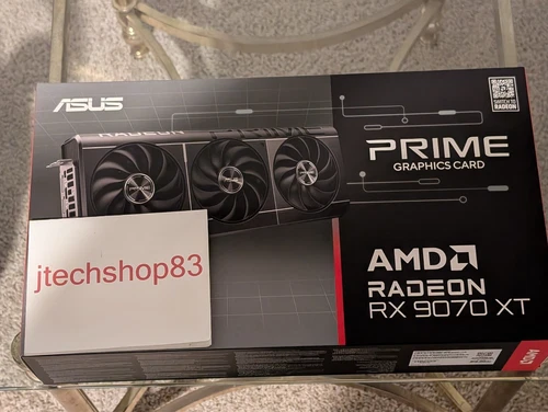 ASUS Prime AMD Radeon RX 9070 XT 16GB GDDR6 Graphics Card
