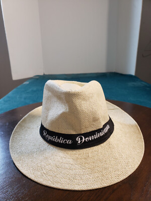 Dominican Republic Republica Dominican Hat Cap Souvenir Fedora Mens Vacation NEW