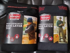 WRANGLER WORKWEAR Men BASE LAYER SET *Top & Bottom* XXL *FAST FREE SHIPPING!!!