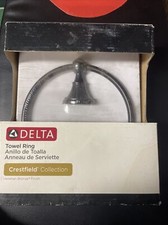 DELTA 138034 Crestfield, Bath Hardware Accessory, Towel Ring, Venetian Bronze