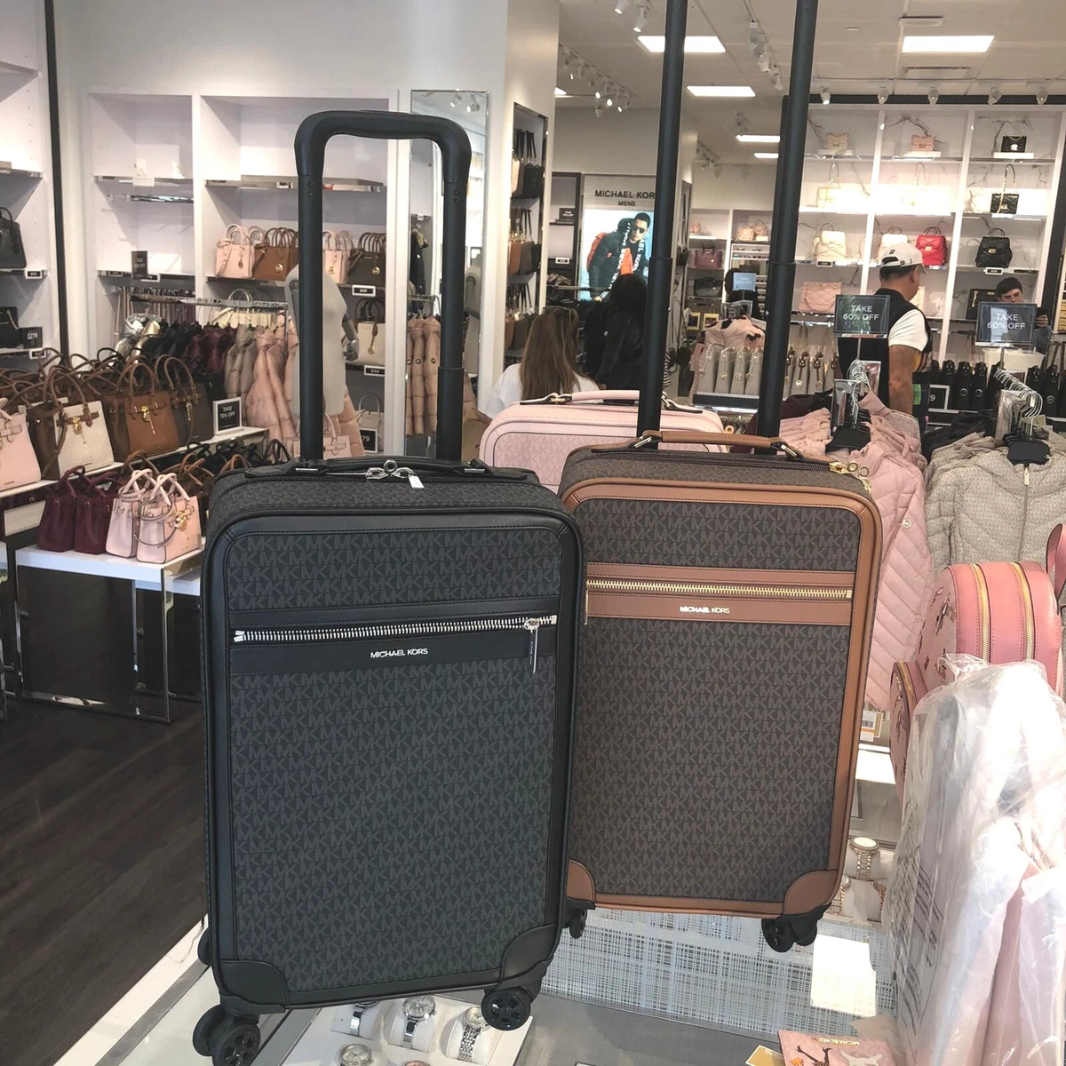 Michael Kors Rolling Travel Trolley Suitcase Carry On Vacation