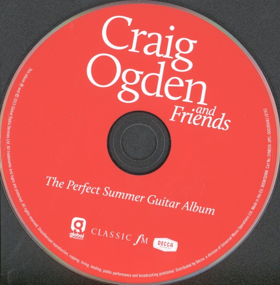CFMD39 Craig Ogden Craig Ogden and Friends CD Classic Fm 2015 CFMD39 eBay