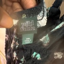 Women's Wild Fable Dress, XXL, Black  Multi