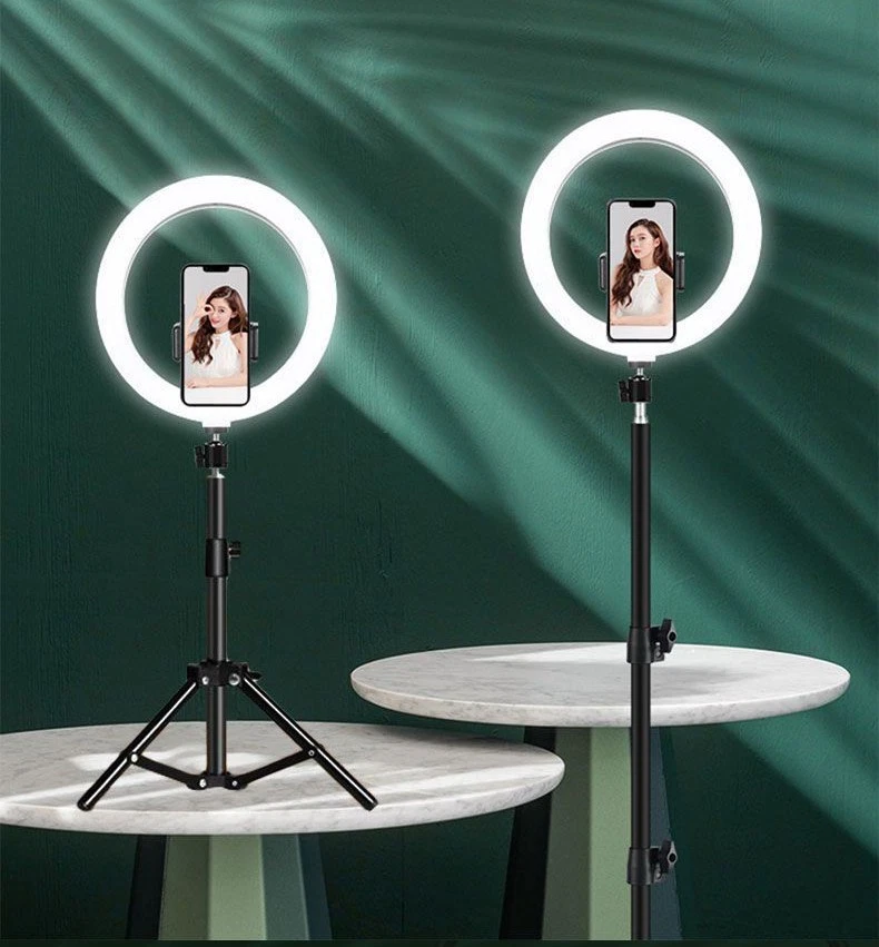 10" LED Ring Light w/Selfie Stick & Tripod Stand Kit for Phone Video Live Stream - Image 3 of 4
