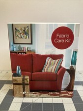 Kit de cuidado de telas para muebles LaZBoy limpiador de tapicería y quitamanchas azul y dorado
