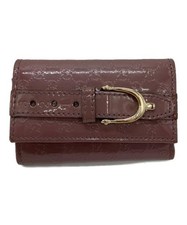 GUCCI          Microguccissima Patent Leather Key Case pink 309759