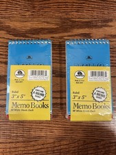 8 Vintage Wirebound Pocket Memo Pad Book Ampa...