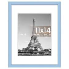 upsimples 11x14 Picture Frame, Wall Decor Photo Frames, Blue 1 11x14,