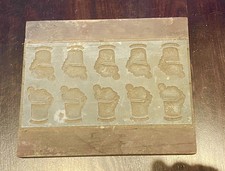 Vintage Letterpress Blok drukarski - Desery