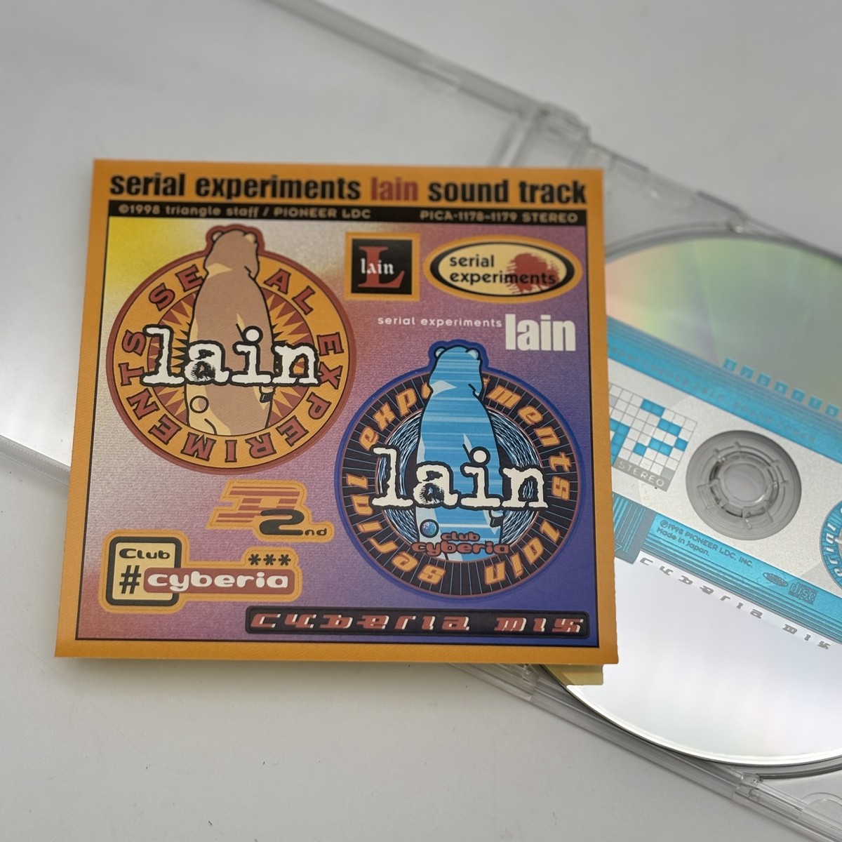 Serial Experiments Lain Cyberia Mix Sound Track CD Japan