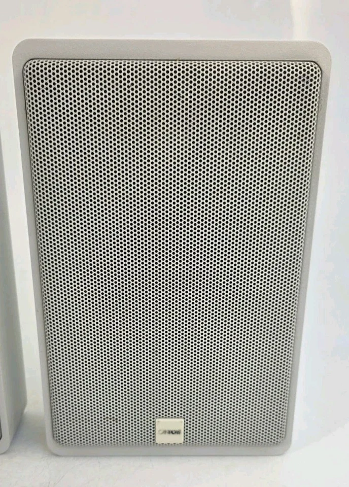2x Altavoces estéreo Canton Plus F, blanco, 70 WPC, 4-8ohms, sonido excelente Foto 2 de 4
