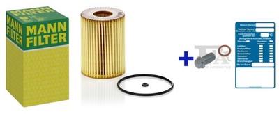 MANN Ölfilter + Ölablassschraube für MERCEDES C-KLASSE W204 S204