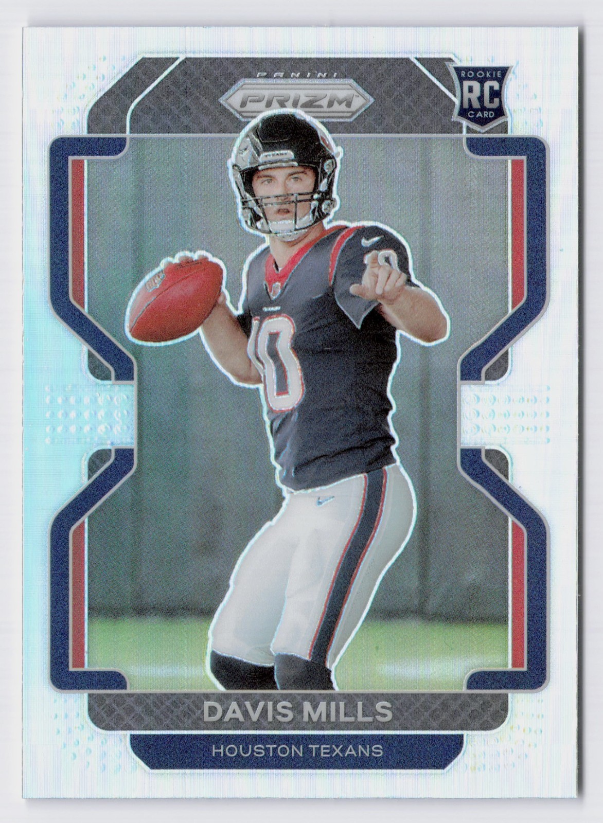 2021 Panini Prizm Davis Mills #V-352 Silver Variation (RC) NEW ENGLAND PATRIOTS