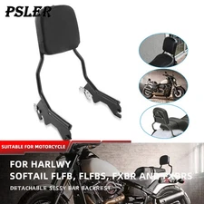 Passenger Sissy Bar Backrest For Harley Softail Street Bob Deluxe 2018-2023