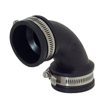 Fernco Flexible 1-1/2 In. 90 Deg. Flexible Repair PVC Sewer Drain Elbow 1/4