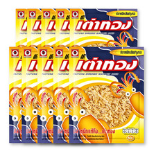 Taotong Snack Triturado Sepia Sazonada Calamar Seco Mariscos Fiesta 20.5g x10