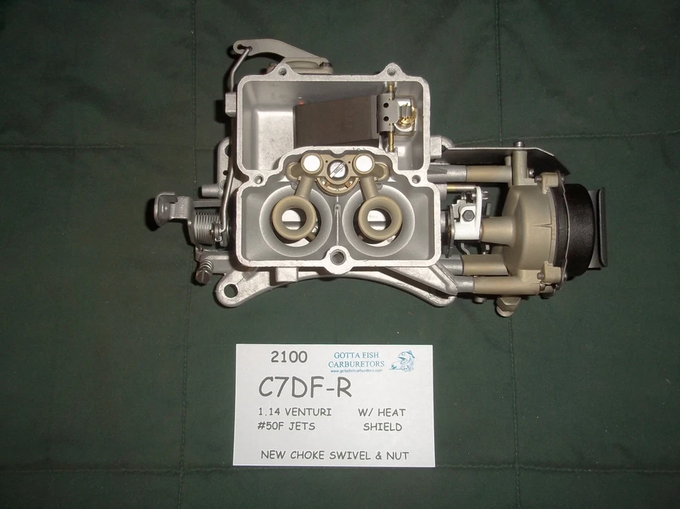 Carburador Ford Mustang Fairlane Cougar Comet Autolite 2100 1,14 1967 289 C7DF-R Foto 4 de 4