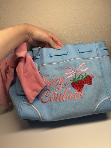 New Juicy Couture Retro Strawberry Day Dreamer Bag NWT - Picture 2 of 10
