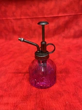 VINTAGE GLASS PLANT MISTER SPRAY BOTTLE
