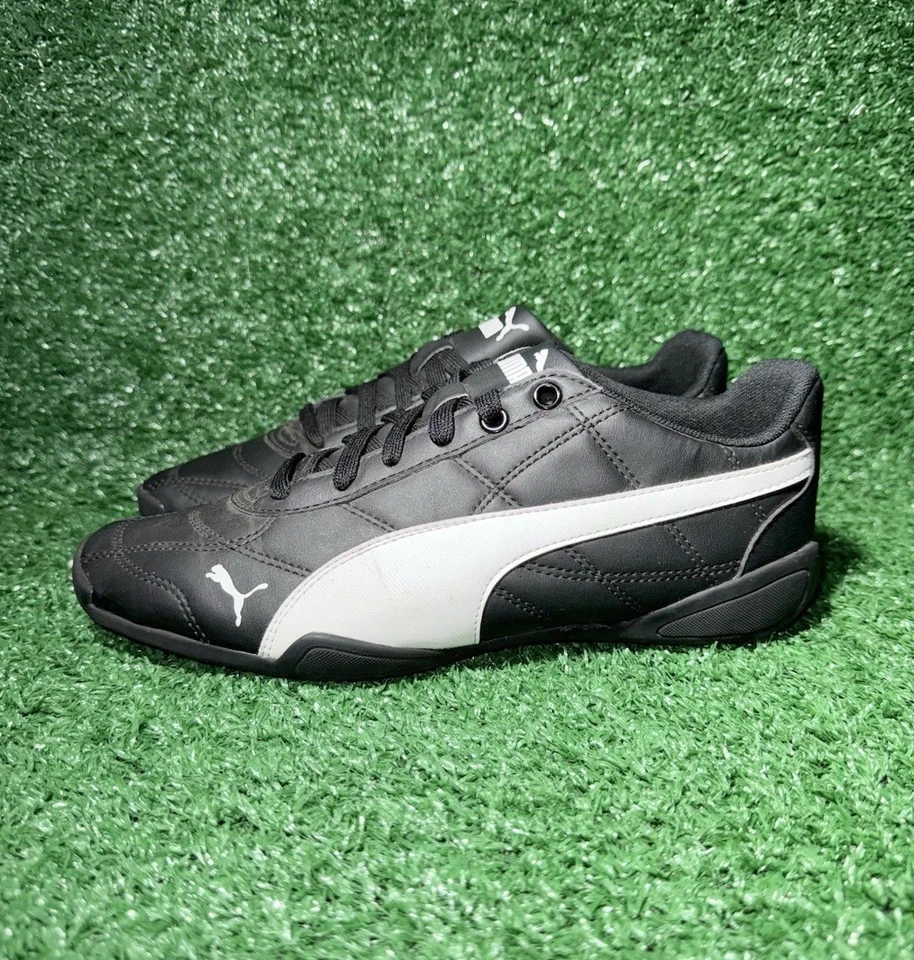 Puma Tune Cat 3 Zapatos para Correr Jóvenes Niños Niñas Talla 7 Negro Blanco Tenis Fútbol Foto 2 de 4