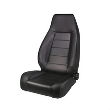 Rugged Ridge Seat High-back Front Black Denim Fits 76-02 Jeep Cjwrangler